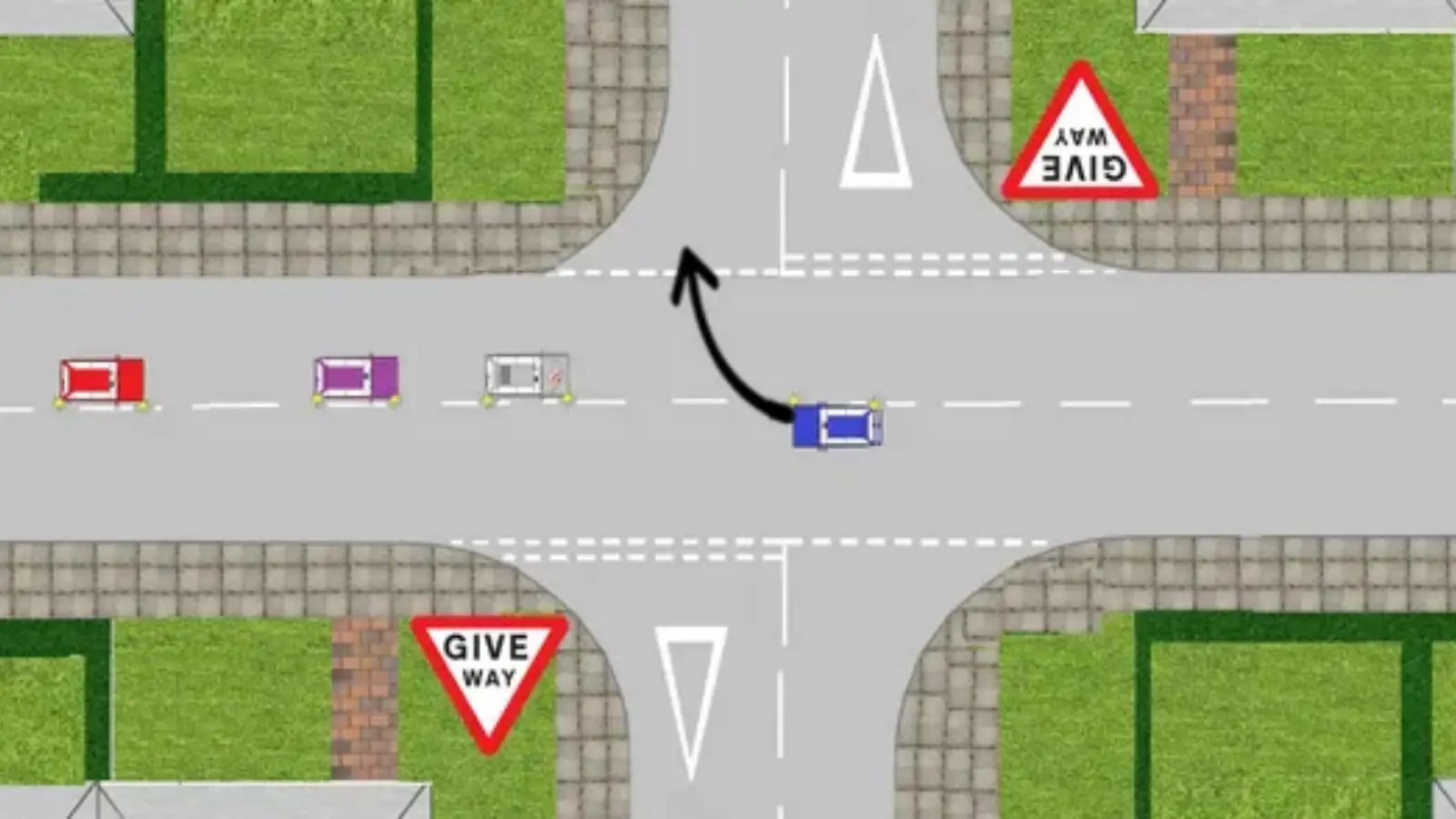 Crossroads sight lines