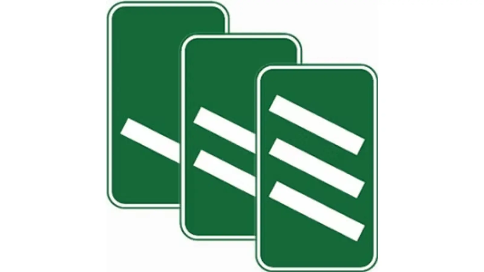 Exit countdown markers